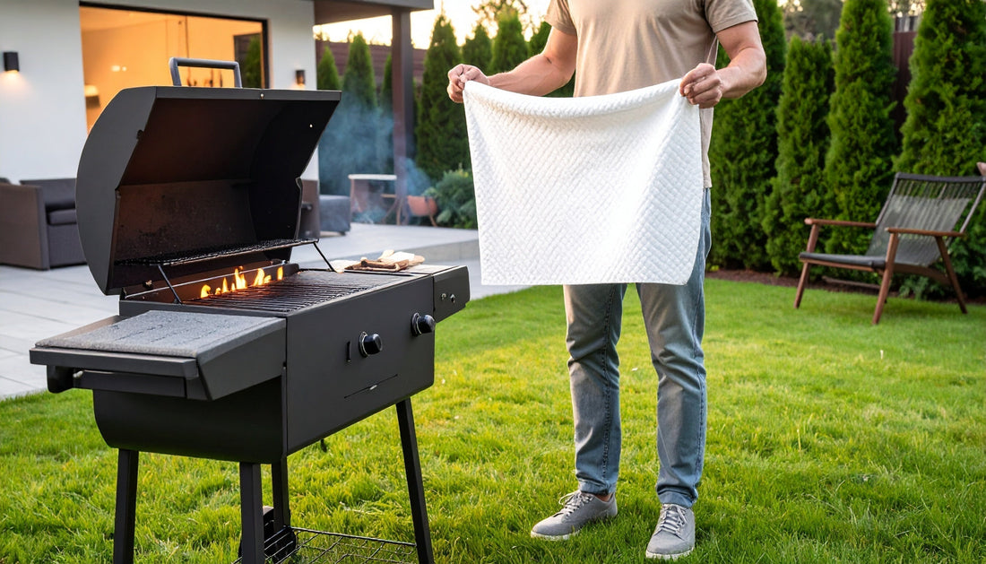 Using a fire blanket for BBQ and outdoor cooking fire safety