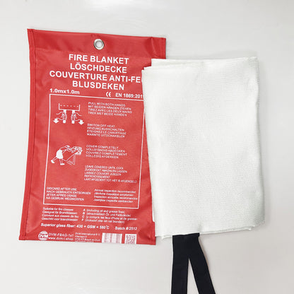 DVM-FBAG-1x1: Professional Fire blanket in Bag, seize 1x1 m.