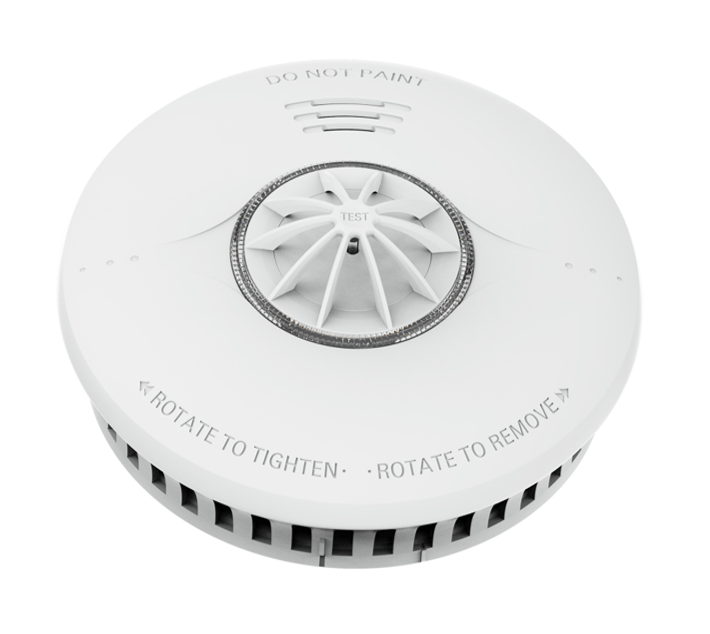 DVM-HA30MR: Heat-alarm, fixed battery, interconnection, magnetic mounting.