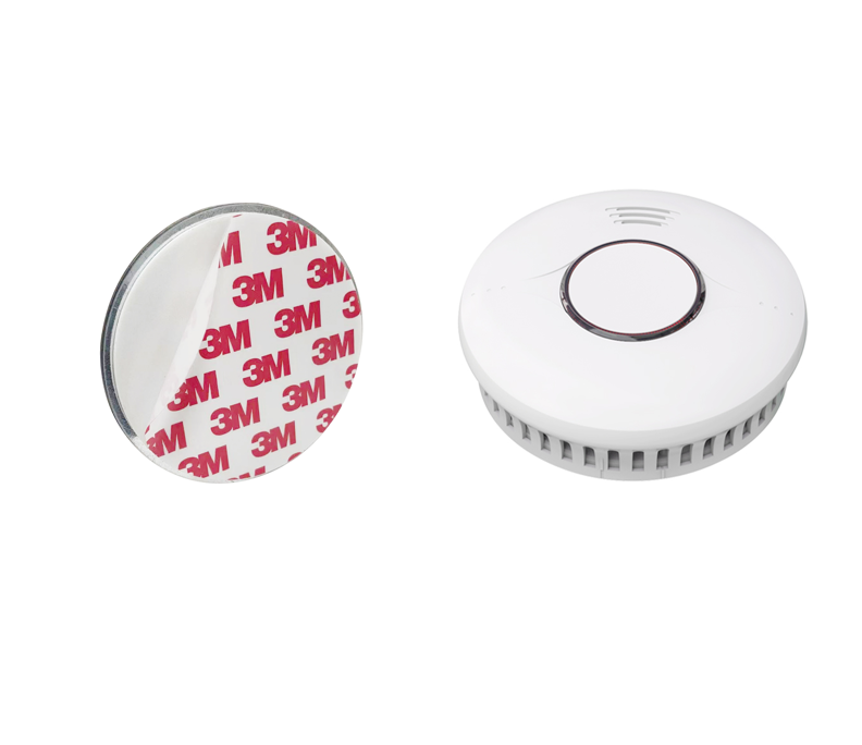 DVM-SA30MR: Geavanceerde rookmelder, vaste batterij, draadloos koppelbaar, magnetische montage