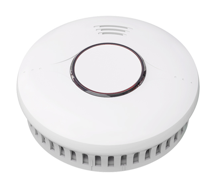 DVM-SA30MR-5: Set of 5 smoke detectors DVM-SA30MR, fixed battery, wireless interconnection, magnetic mounting
