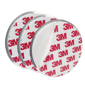 DVM-SB90M-3: Set of 3 optical smoke detectors DVM-SB90M, replaceable battery, magnetic mounting